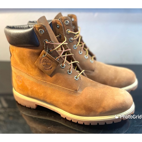 Timberland 6” Premium Waterproof Primloft 400 Men’s Brown Nubuck Boots Size 15W main image 3